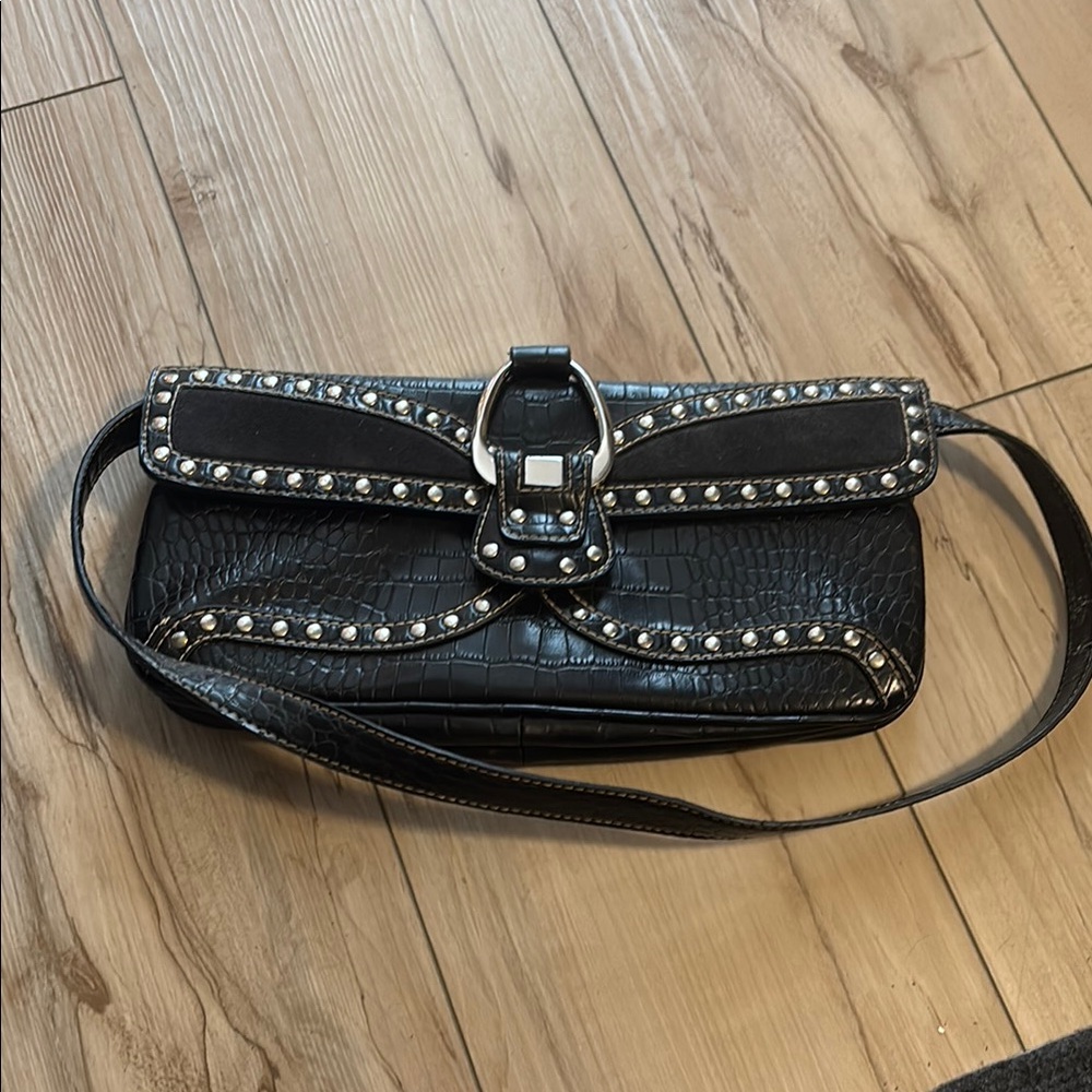 Nine West Black Studded Women's Bag